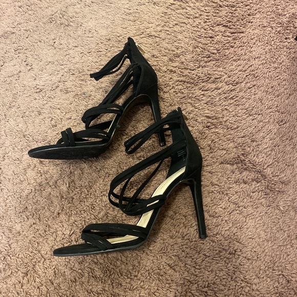 2 FOR $20 Marc Fisher Rhoda Sandals 4" Heels Faux Suede Strappy Stilettos 10 - Picture 4 of 7